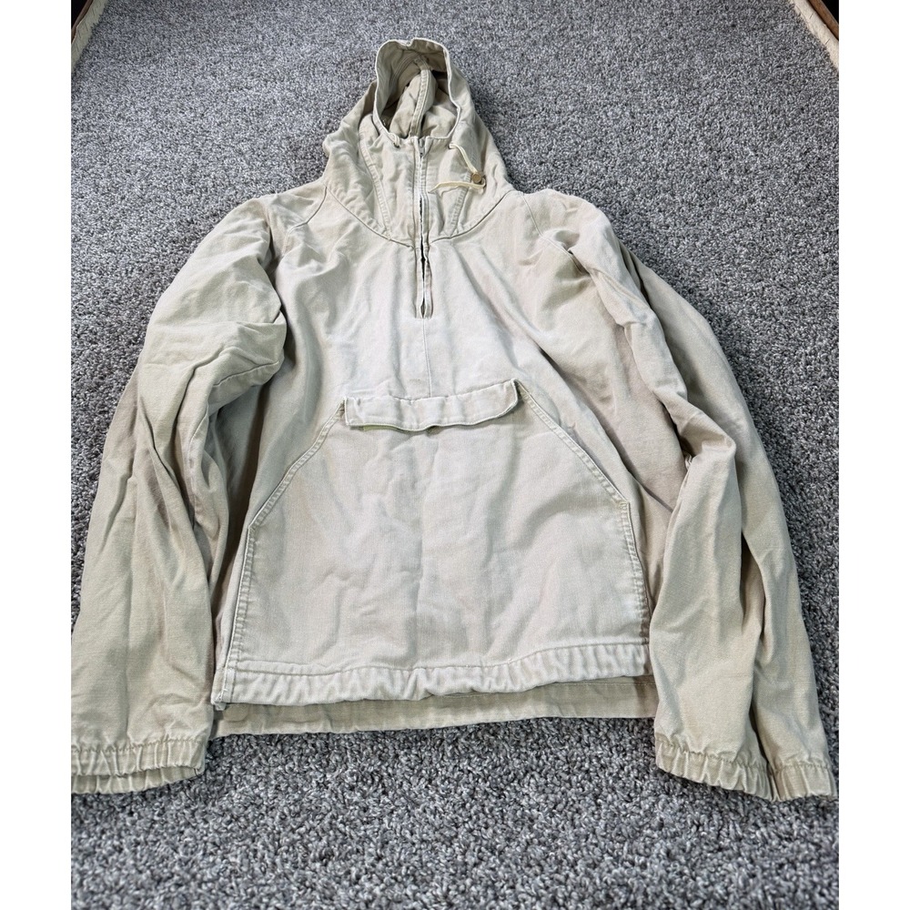 Vintage Columbia Anorak Jacket Men's Size XL Beige Outdoor